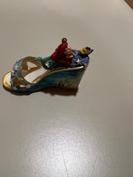 #9 The Disney Once Upon A Slipper Ornament Collection Jasmine Ariel