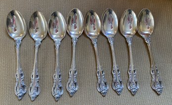 8 Towle Sterling Silver Tea Spoons - El Grandee Pattern 1964 - 22