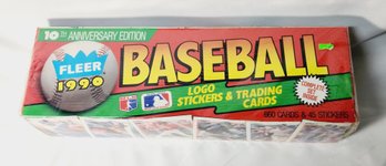 1990 Fleer Baseball FACTORY SEALED Complete Set - 10th Anniversary Edition