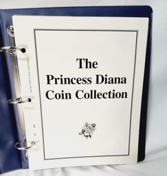 WOW...The Princess Diana Coin Collection -  Colorized  British Penny's In Binder With History/info