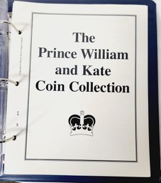 WOW......Prince William & Kate - Colorized UK One Penny Coin Collection In  Binder With  History /Info