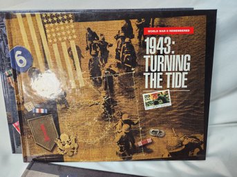 USPS World War II Remembered 1943: Turning The Tide   - Book & Mint Stamp Set