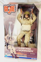 Large Size GI JOE WWII Airborne At Normandy 12' Parachuter SEALED IN BOX  HASBO 1999