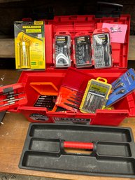 Red Toolbox With Tools - B11
