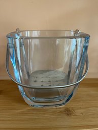 Vintage Crystal Signed Strombergshyttan Ice Bucket