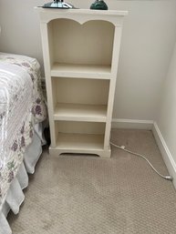 White Small Wooden Bookcase - 3RD7