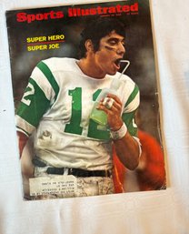 #66 Sports Illustrated January 20th, 1969 Joe Namath On Cover