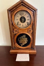 Antique 8 Day Mantle Clock Circa 1870-1880s - 2
