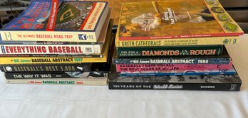 #140 Box Lot Of 15 Baseball Books