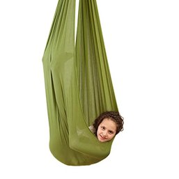#199 Quility Indoor Therapy Swing For Kids With Special Needs Lycra Snuggle Swing Cuddle Hammock For Child
