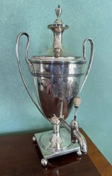Exquisite Sterling Silver Coffee Urn - 18
