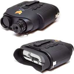 #175 Nightfox 110R Widescreen Night Vision Binocular Digital Infrared 165yd Range Recording Function