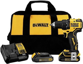#83 **Missing 1 Battery And Clip**DEWALT 20V MAX* Cordless Drill / Driver Kit, Compact, 1/2-Inch (DCD708C2)