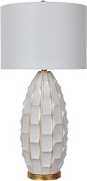 #65 Crestview Collection CVAP2051 Cambridge Table Lamp Lighting, White, 35 X 17 X 17 X Inch