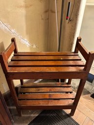 Vintage Wooden Shelf Unit - B30