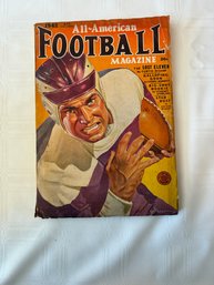 #86 Football - All American Football Magazine Octover 1942