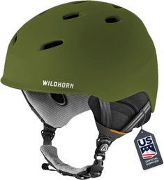 #62 Wildhorn Drift Snowboard & Ski Helmet-US Ski Team Official Supplier W/Active Vent Size L Olive