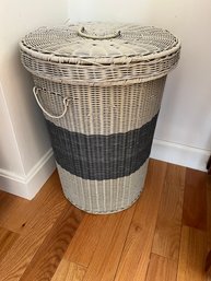 Woven Wicker Laundry Basket - MB17