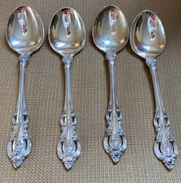 4 Towle Sterling Silver Table Spoons - El Grandee Pattern 1964 - 21