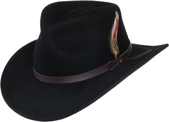 #171 Montana Crushable Wool Felt Western Style Cowboy Hat By Silver Canyon XXL