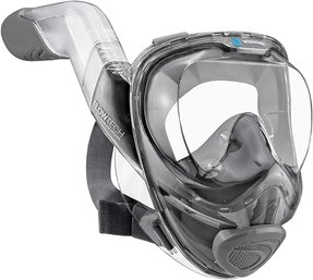#137 WildHorn Outfitters Seaview 180 V2 Full Face Snorkel Mask With FLOWTECH Advanced Breathing System Med