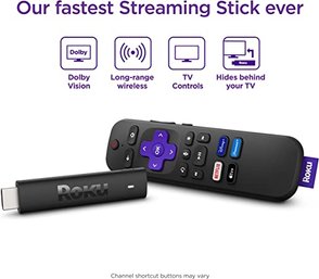 #82 Roku Streaming Stick 4K  Streaming Device 4K/HDR/Dolby Vision With Roku Voice Remote And TV Controls