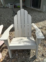 Green/Beige Seaside Casual Furniture Co. Composite Adirondack Chair- B30