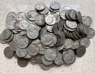 167 (One Hundred Sixty Seven) Pre-1965 Jefferson Nickels - 40