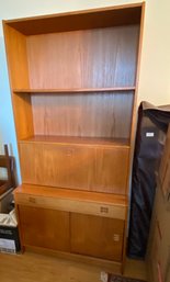 Bookcase With Drop Front And Sliding Door 2 Pieces - 52