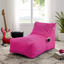 #134 Resty Indoor And Outdoor Self Expanding Foam Filled Lounger, Fuchsia