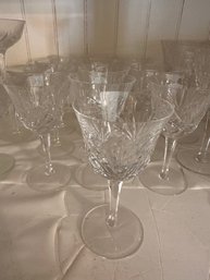 11 - 5.75 Inch Crystal Glasses - DR26
