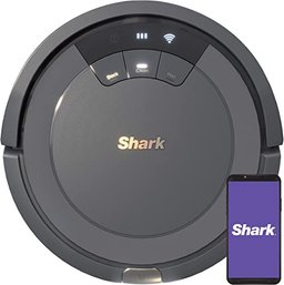 #76 Shark ION Robot Vacuum AV753, Wi Fi Connected, 120min Runtime, Works With Alexa, Multi Surface Cleaning ,