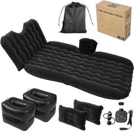 #144 Rio Car Air Mattress Inflatable Bed For Car And Camping 53 X 35 Cars And SUV With Electric Air Pump