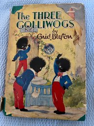 Vintage Black Americana Book - The Three Golliwogs By Enid Blyton 1969 Edition  Dean & Son - 123br1