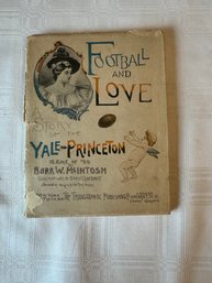 #65 Football And Love Yale - Princeton Game Of 94 By Burr W. McIntosa