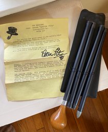 Original Jerry Benson Dancing Stick With Signed Instructions By Peter Pit -M3