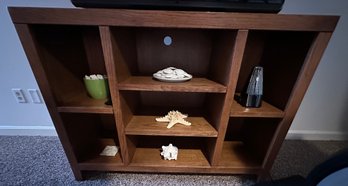 Wooden Oak Color Shelf Unit - B11