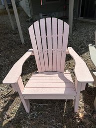 Pink Seaside Casual Furniture Company Composite Adirondack Chair - B29