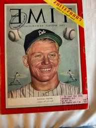 #75 June 15,1953 Time Magazine Mickey Mantle On Cover