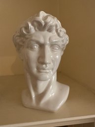 Hollow Ceramic Bust Of Michelangelo's David  - LV39