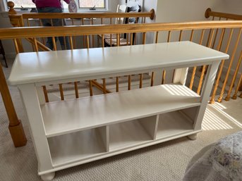 Off White Open Backed Shelf Unit - 3RD13