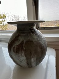 Handmade Signed Pottery Vase - 3RD15