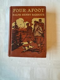 #62 1960 First Edition Four Afoot By Ralph Henry Barbour