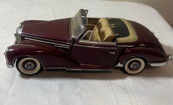 Maroon 1957 Mercedes Benz 300SC  Franklin Mint Precision Model