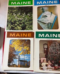 Lot Of 4 Maine 1967 Season's Advertising From The Department Of Economic Developement