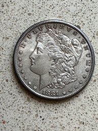 1881 - S Morgan Silver Dollar - 6