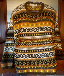 #23 Vintage Kitty Hawk Pullover Sweater Size M
