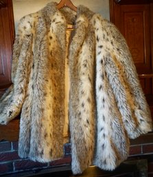 #29 Faux Fur Leopard Jacket No Size