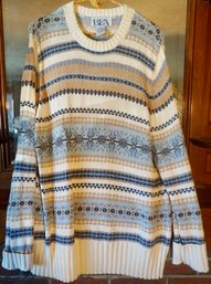 #53 Vintage Wintery Looking Sweater  Size XL