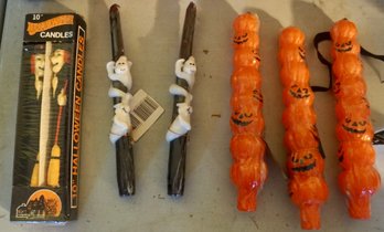 Lot Of 15 Halloween Tapered Candles
